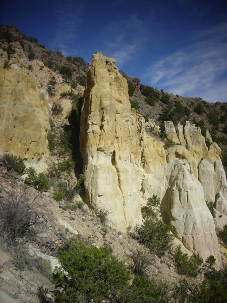 Entrada
          Sandstone pillars on Borrego Mesa