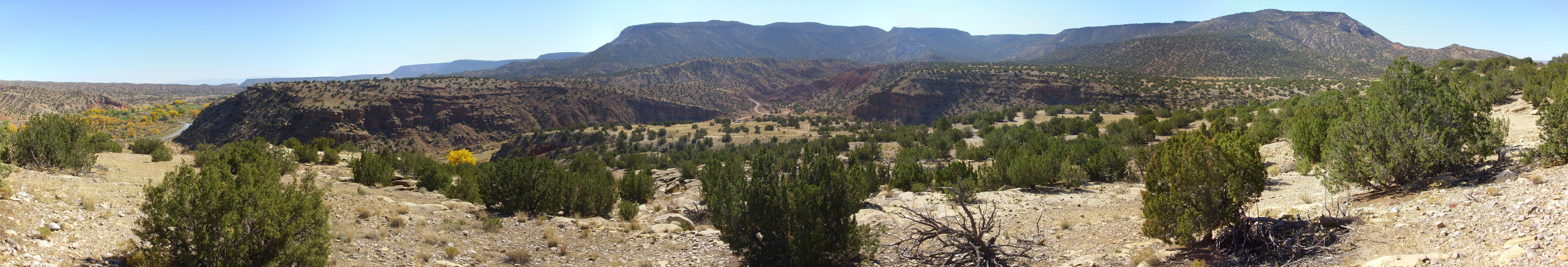 Panorama of Canones
        fault zone