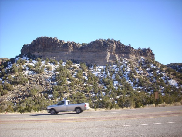 Cerros
          del Rio in lower Pueblo Canyon