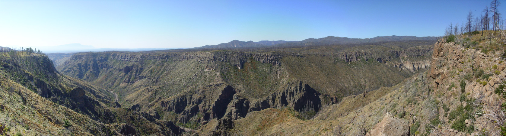 Cochiti Canyon
          panorama