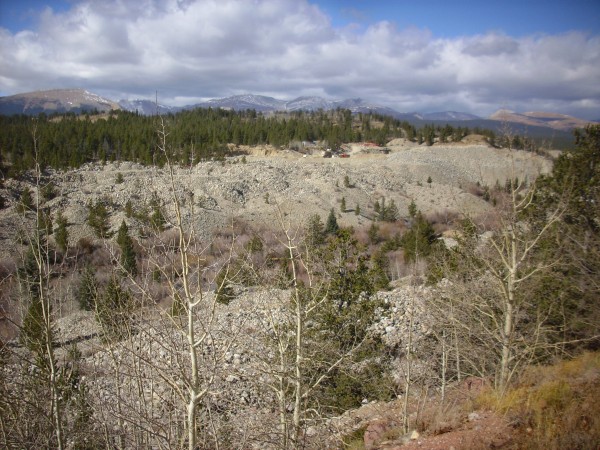 Gold placer
          mine near Fairplay, Colorado