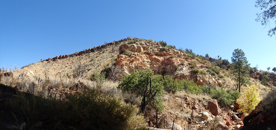 Fault near Galisteo outcrops