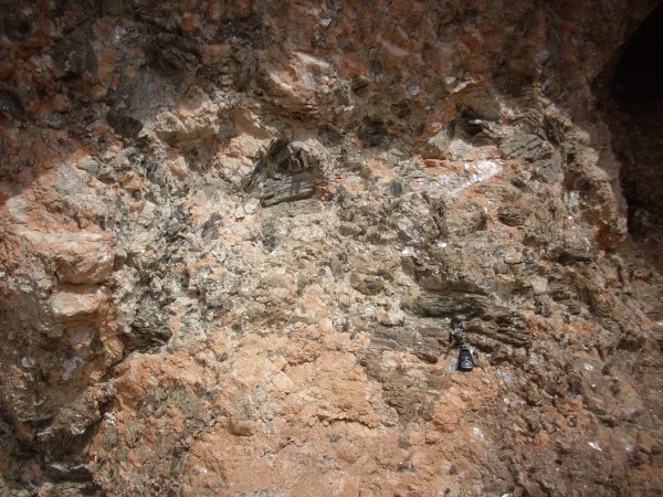 Mica books at Joseph Mine