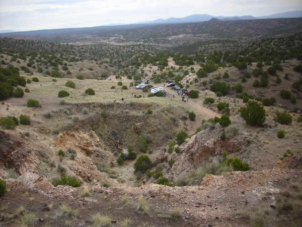 Joseph Mine viewed
          from the west