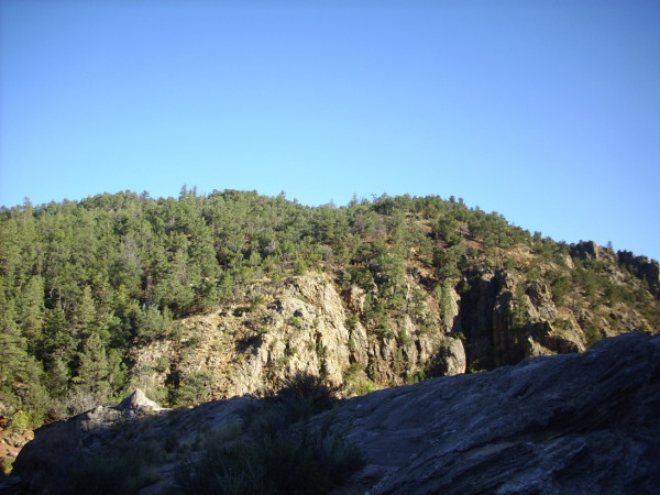 Log
        Springs Formation atop Precambrian gneiss