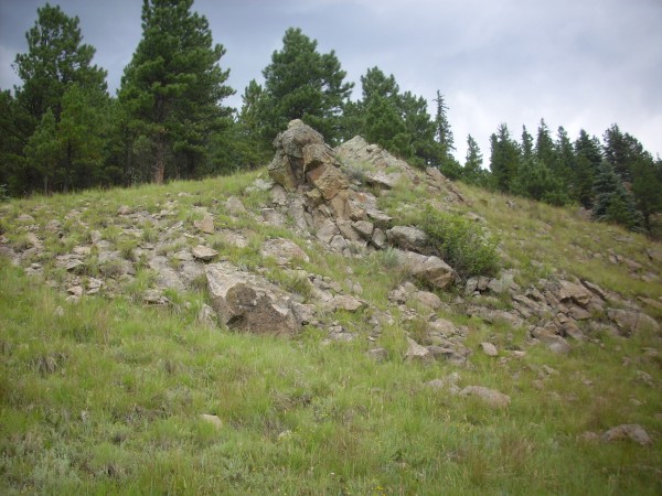 Otowi Member at base of northwest caldera rim