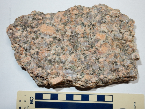 Rapakivi quartz monzonite texture