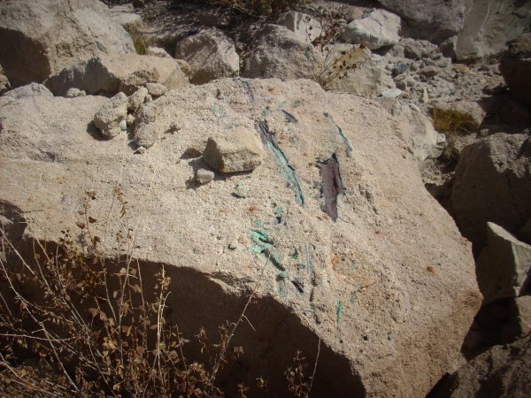 Copper
          mineralization at the Nacimiento Mine