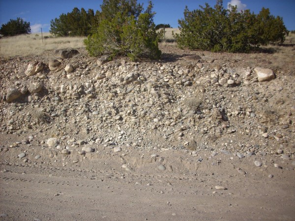 Terrace gravel along
          Thirtyone Mile Road