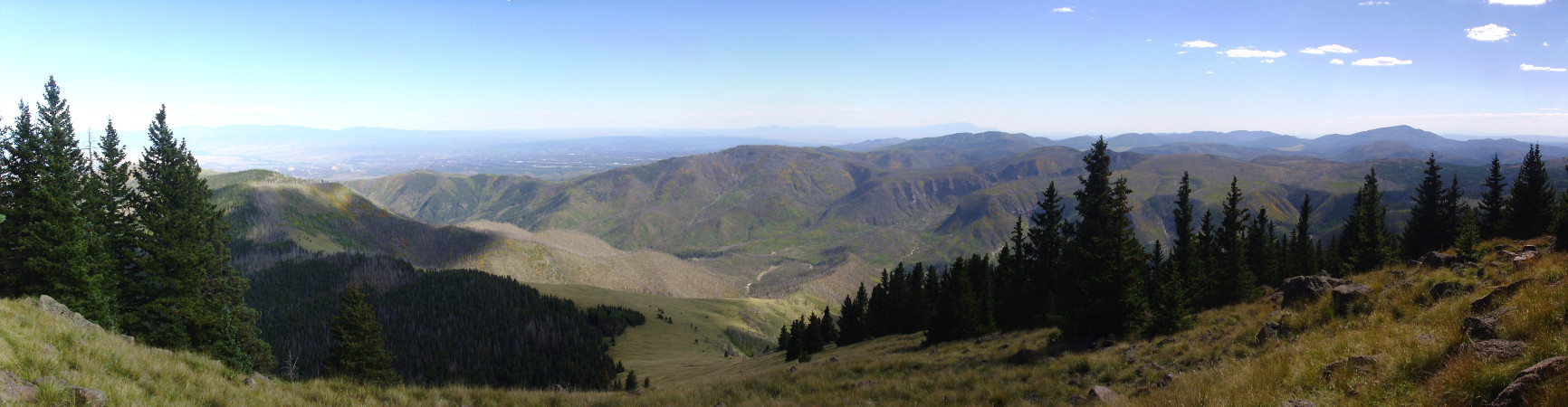 Panorama south of Tschicoma Peak