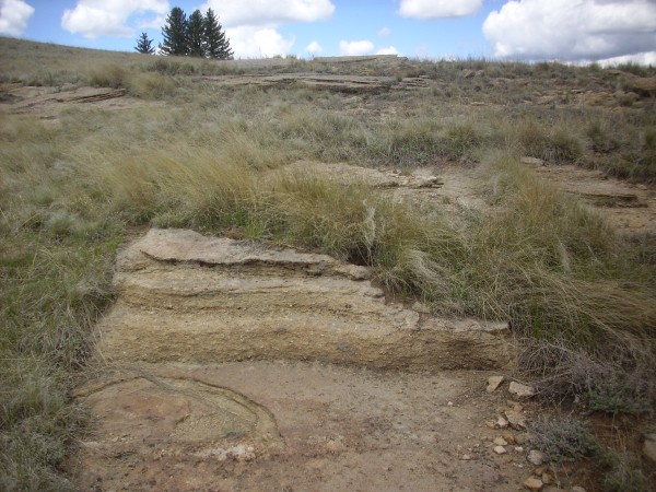 Phreatomagmatic beds at Warm Springs